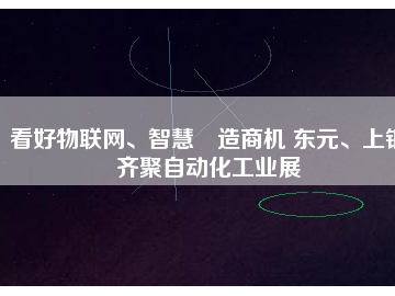 看好物聯(lián)網(wǎng)、智慧制造商機(jī) 東元、上銀齊聚自動(dòng)化工業(yè)展